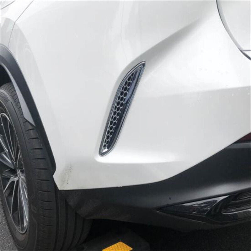 for Lexus NX250 350 350h 2022-24 Chrome Rear Fog Light Eyebrow Cover Trim Decor