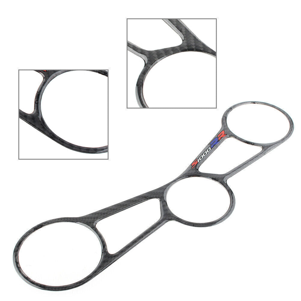 Carbon Fiber Top Yoke Fork Protector Sticker Cover for BMW S1000RR 2015 -2017