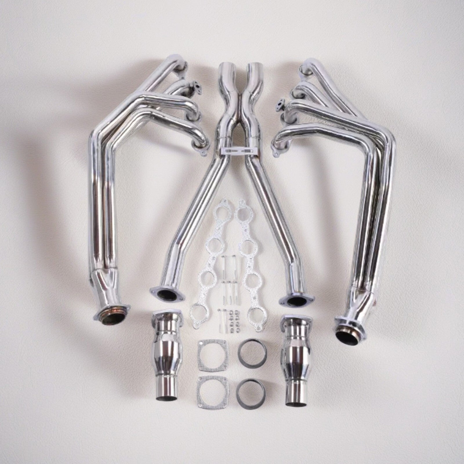 for Chevy for Corvette 1997-04 C5 LS1 LS6 Stainless Exhaust Headers  X Pipe 2SETS