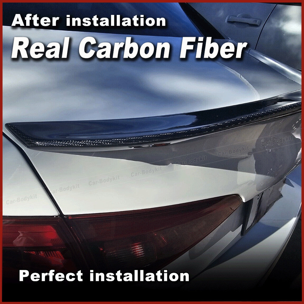 for Alfa Romeo Giulia 952 Sedan 2016-20 REAL Carbon Rear Trunk Spoiler Wing Lip
