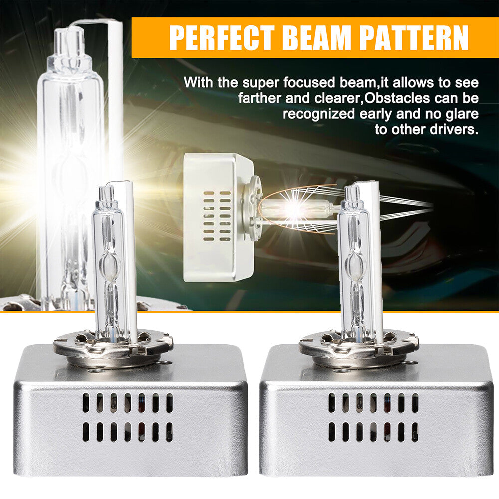 2-Piece D5S Xenon HID Bulbs for Chevrolet Silverado 1500 for GMC for Sierra Terrain
