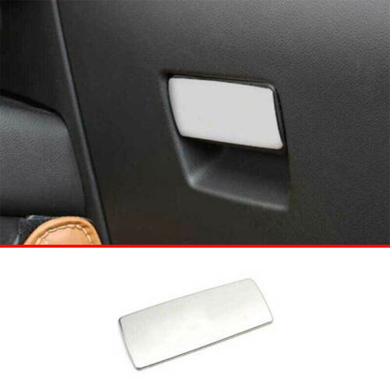 for Cadillac XT4 2019-2023 Chrome Steel for Co -Pilot Storage Box Handle Cover Decor