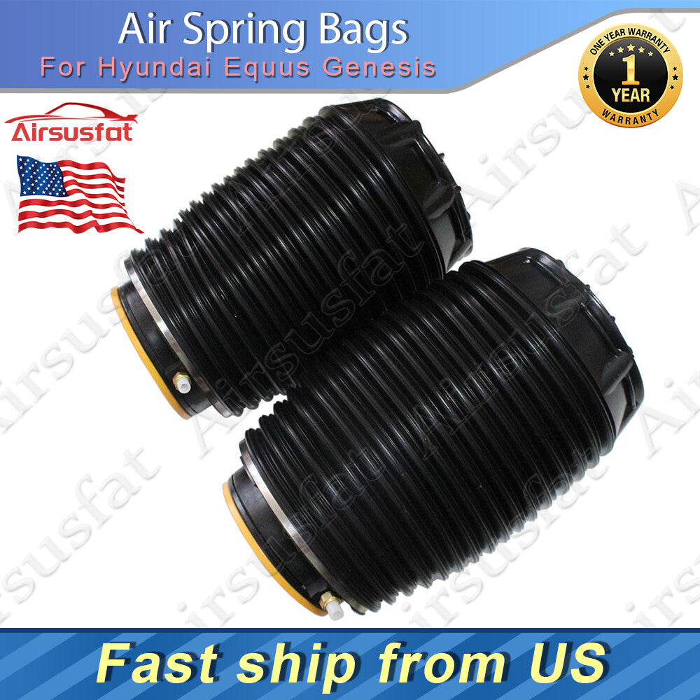 Pair for Hyundai Equus for Genesis Centennial Rear L+R Air Suspension Spring Bags US