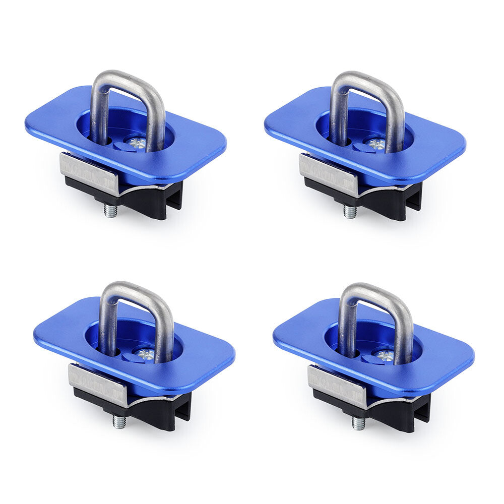 2 pairs of flushing straps and anchors suitable for truck beds, retractable and suitable for Ford trucks.