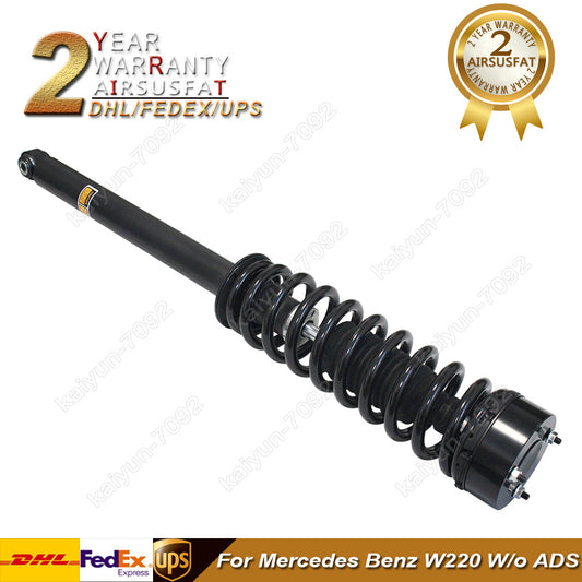 1x Rear Left / Right Coil Spring Shock Absorber Struts for Mercedes W220 w/O ADS