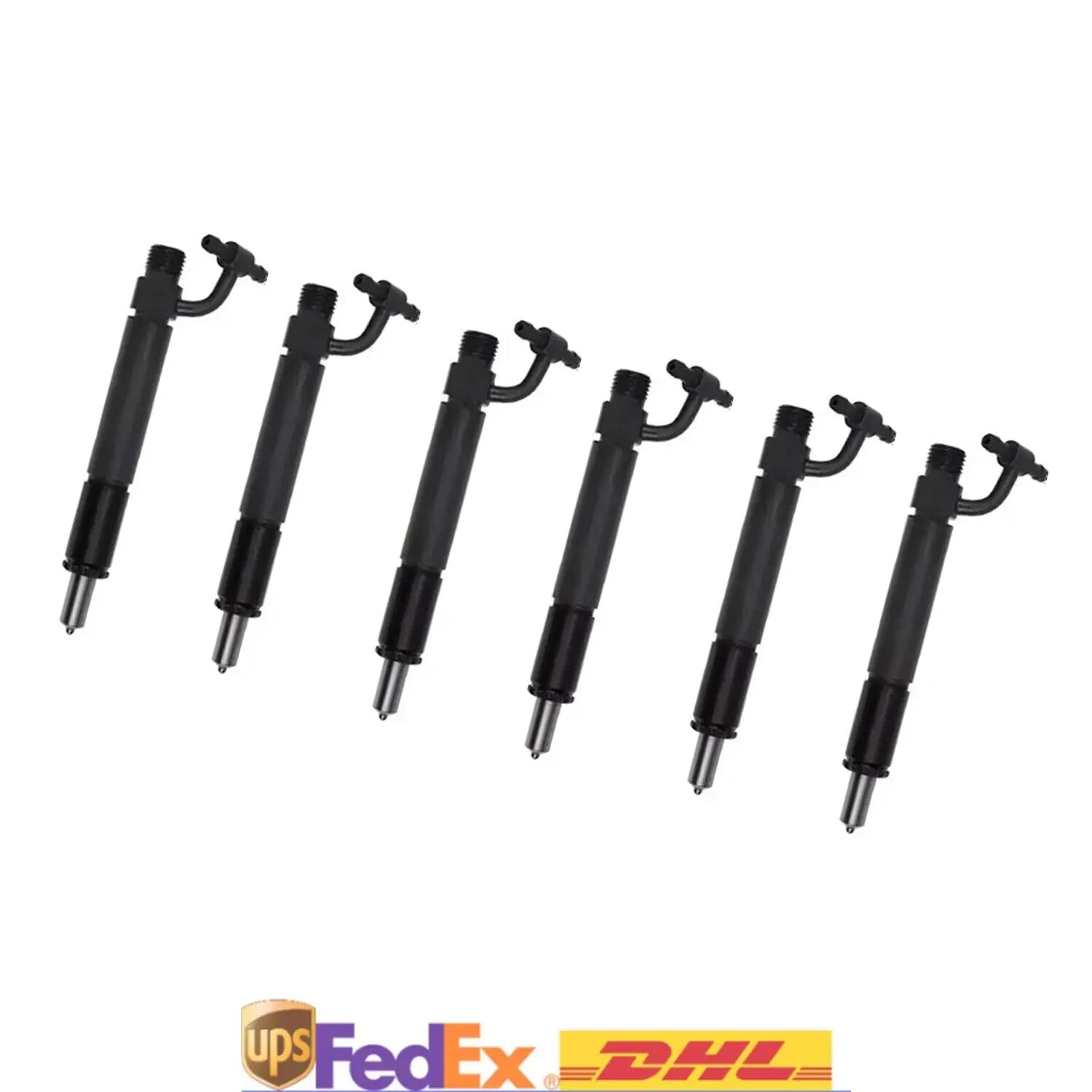 6Pcs Fuel Injector w/Nozzle 688840C91 749763C91 780328 for Navistar Engine DT466