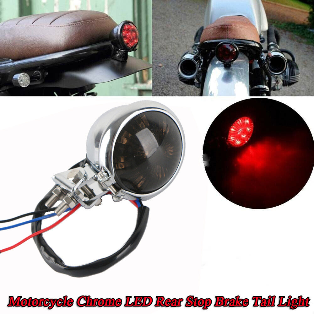 Motorcycle taillight LED rear stop brake for Harley Cafe Racer Bobber Chopper