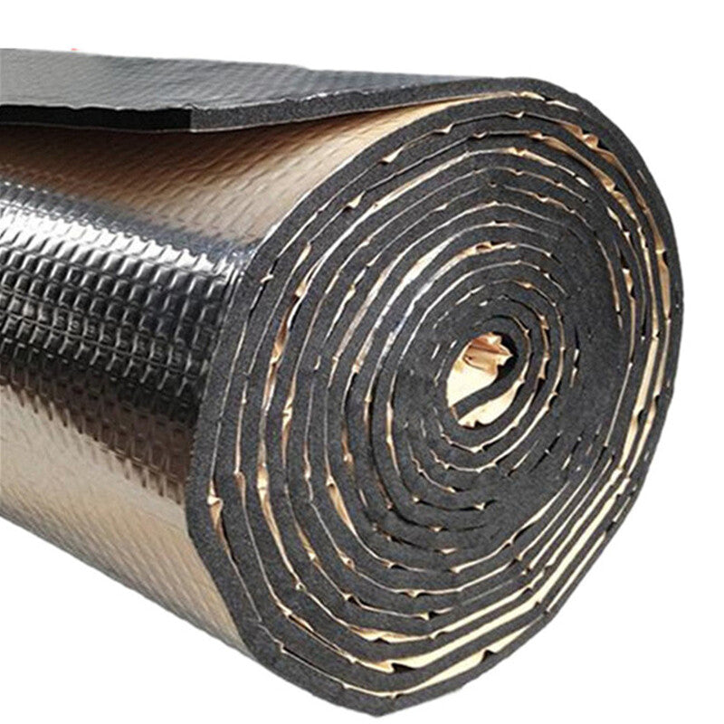 Firewall Sound Deadener Car Hood Roof Heat Shield Insulation Deadening Mat 5mm