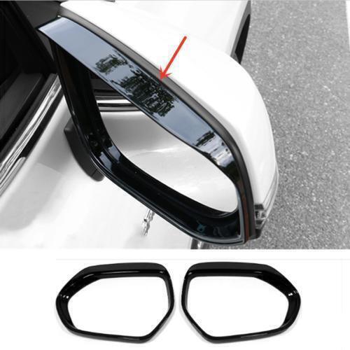 for Toyota RAV4 19-2023 Black Rearview Mirror Rain Guard Eyebrow cover Trim 2PCS