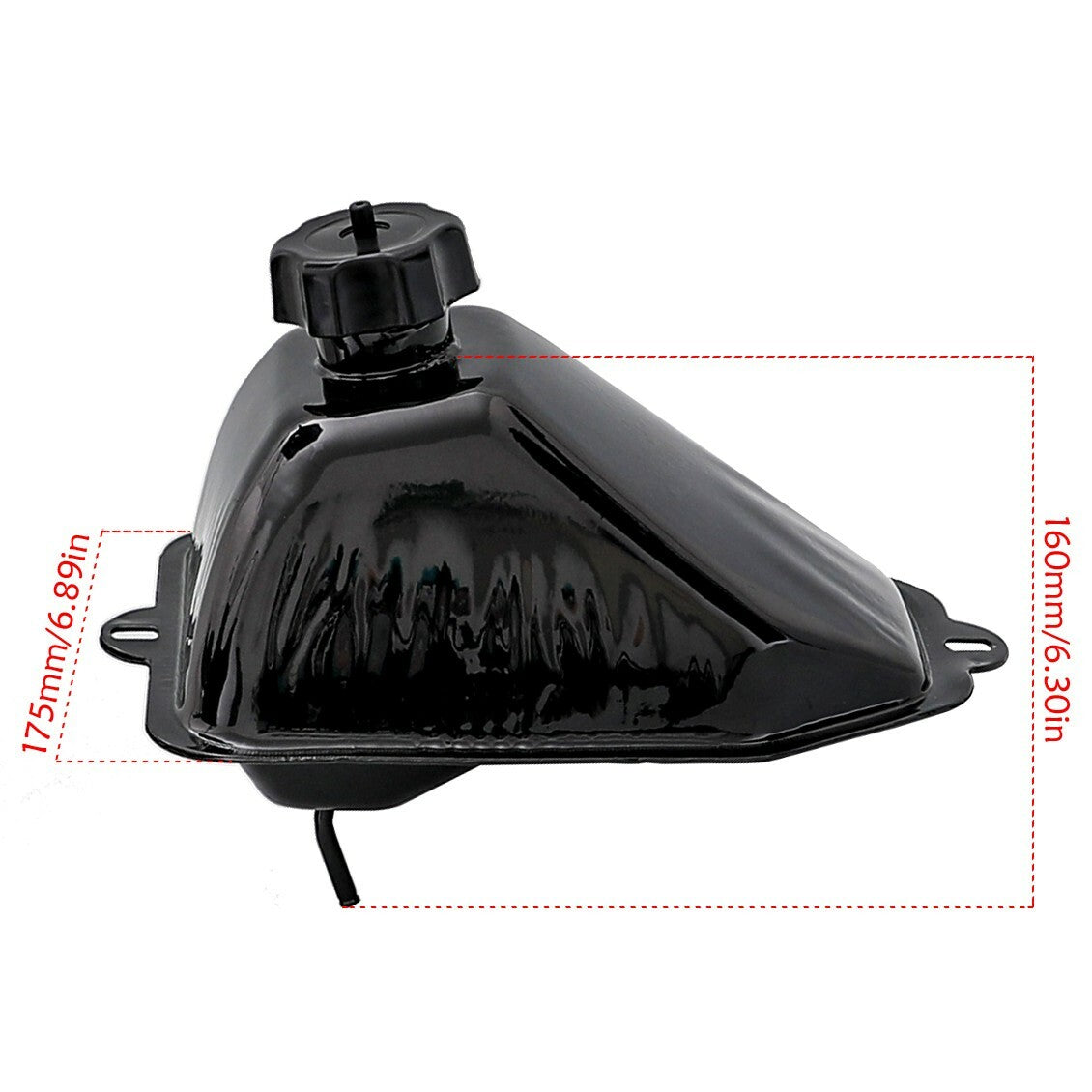 All-terrain vehicle fuel tank suitable for 110cc and 125cc Chinese four-wheel off-road vehicles SUNL Roketa Kazuma Redcat