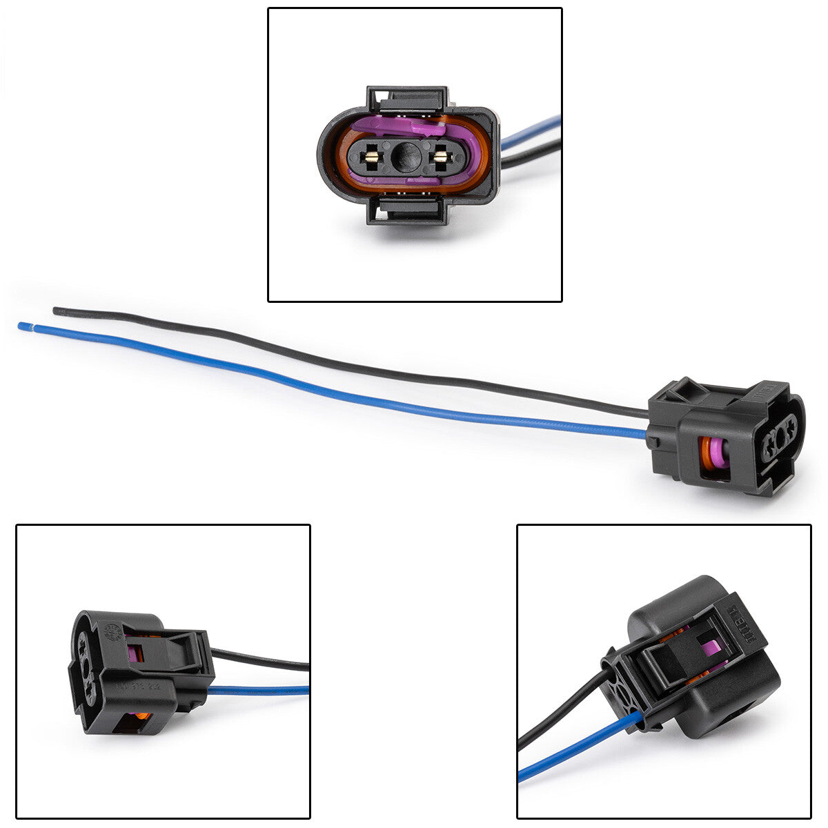 1X 2 Pin Fluid Reservoir Sensor Connector for 2007-2023 for Audi Q5 Q7 TDI 1J0973202