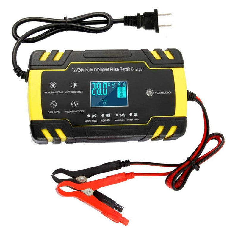 Full Automatic Car Battery Charger Intelligent Fast Power Charging Pulse Repair