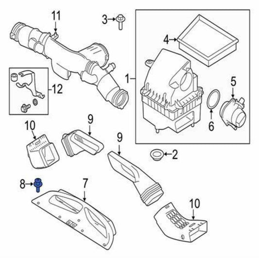 C2S3482 Scrivet for Jaguar X-Type 2002-2008