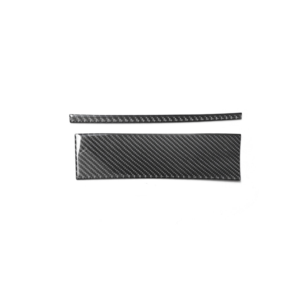 2x for BMW Z4 E89 2009-2016 Carbon Fiber Interior Below Radio Console Cover Trim