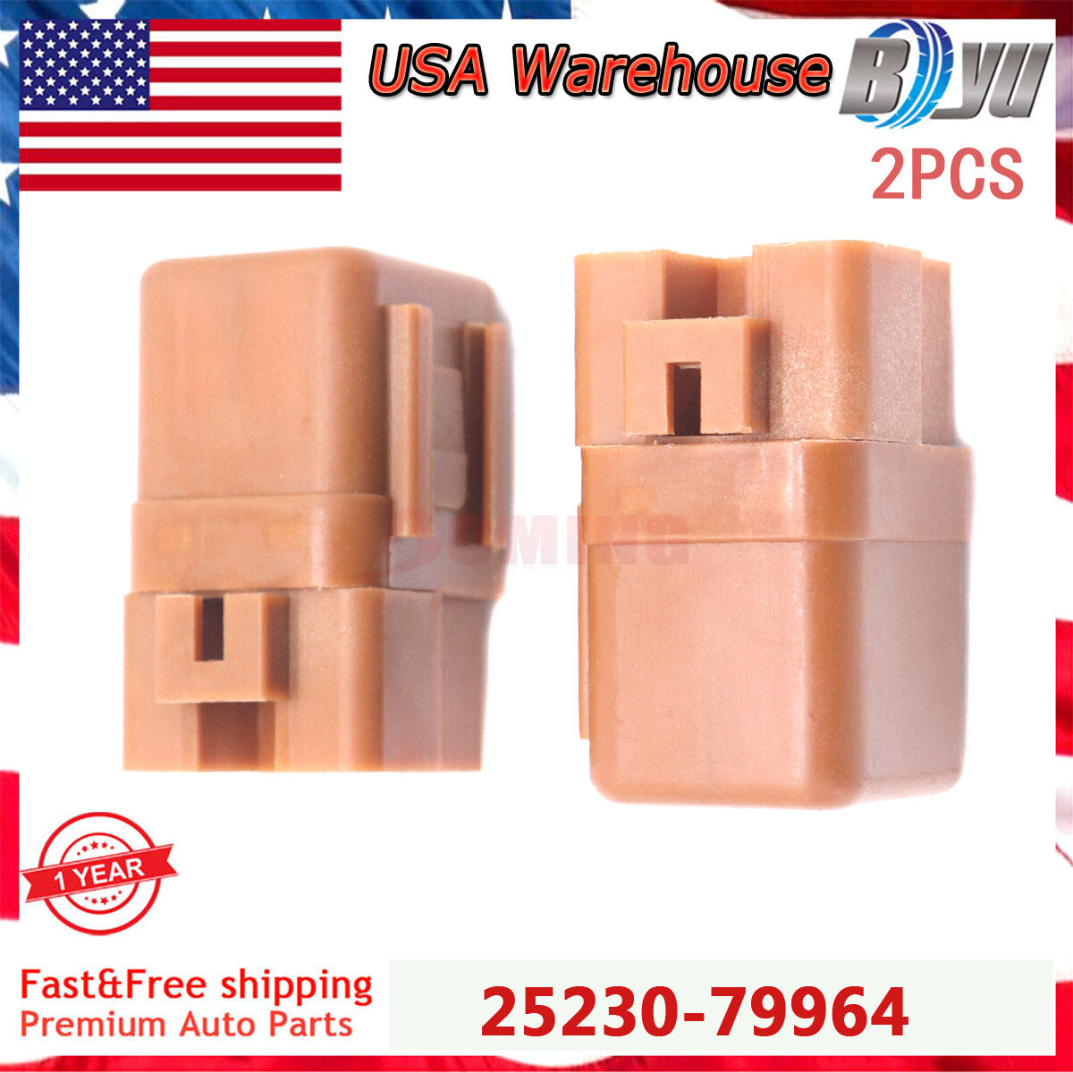 2x Multi-Purpose Relay 6-Pins for Nissan Maxima Frontier for Infiniti 25230-7996A US