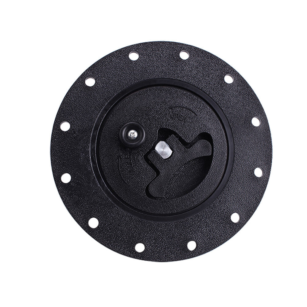 New Black Replacement Fuel Cell Gas Tank Filler Cap with Filler Plate + Fittings