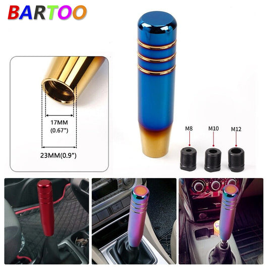 JDM Universal Aluminum Automatic Stick Car Gear Shift Knob Shifter 5 6 Speed