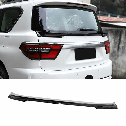 for Nissan Armada Patrol 2021-2024 Black Rear Spoiler Tail Trunk Center Wing Bar