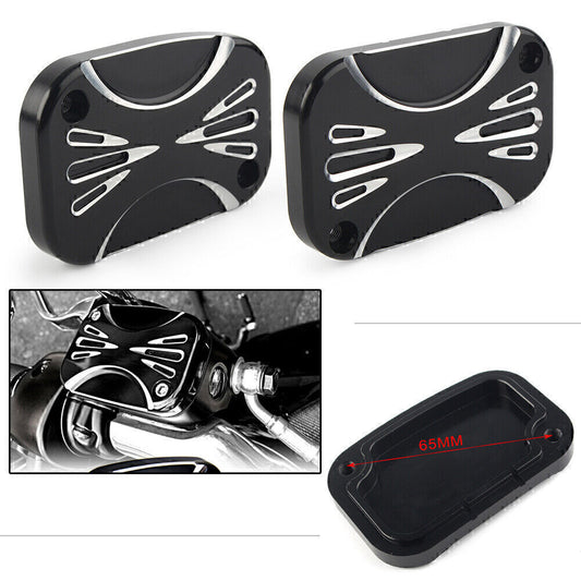1x Brake Master Cylinder Cover Fluid Cap for Harley Electra Road Glide Street