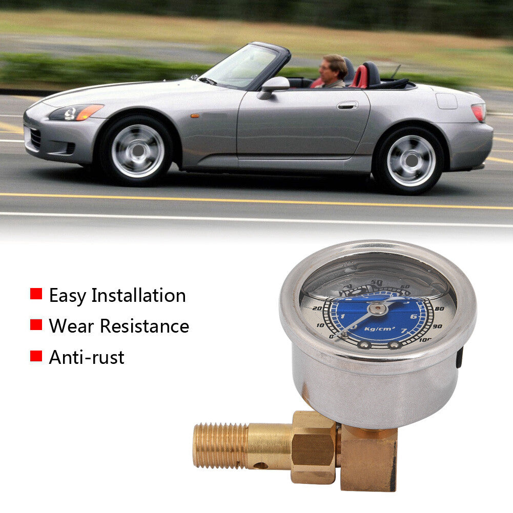 Car Fuel Oil Pressure Liquid Filled Gauge Car For CRX Eclipse