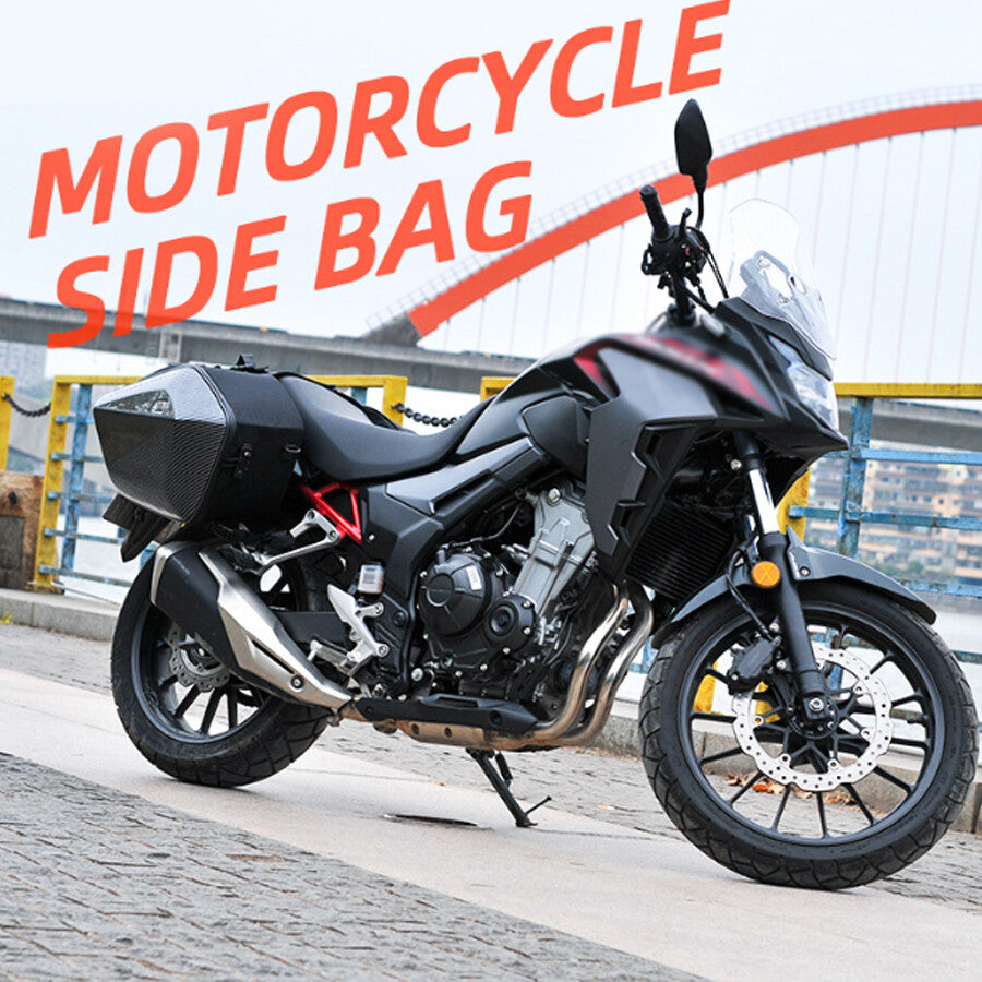 60L Hard Shell Side Pocket for Motorcycles, Scooters, and Helmets 