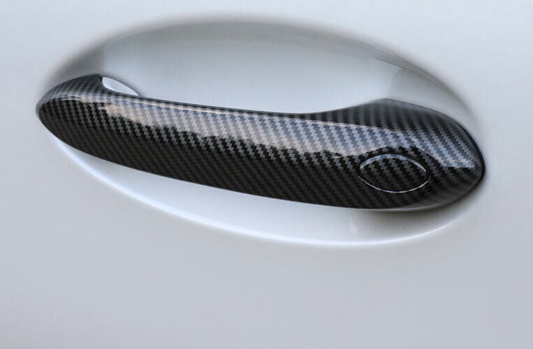 Exterior Outside Door Handle Cover Trim for BMW 3-Series 2019-2023 Carbon Fiber