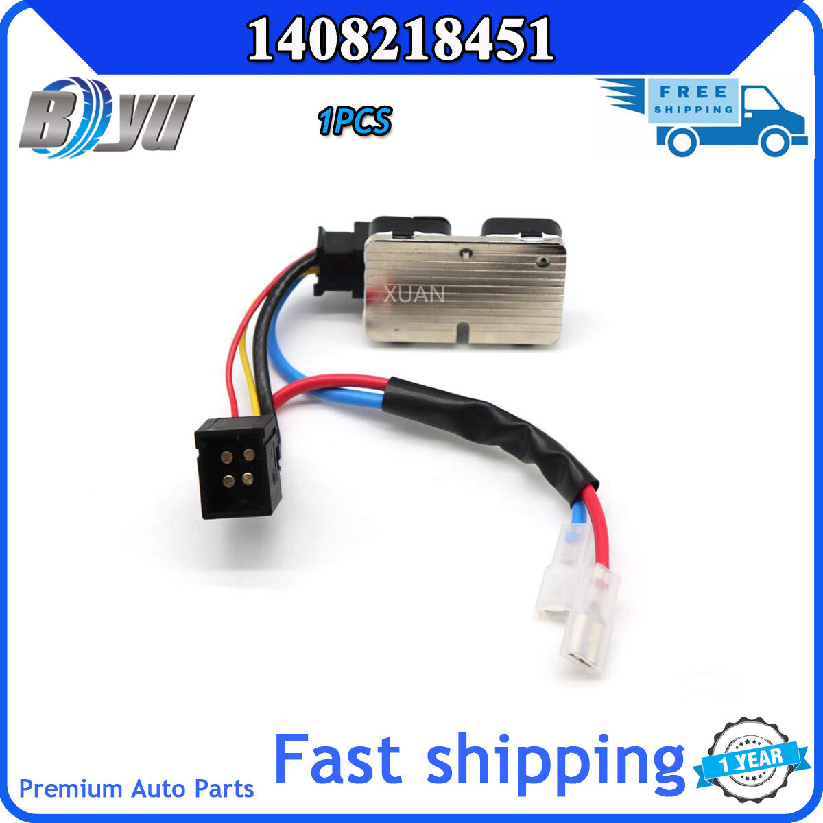 1408218451 Applicable to blower heater resistance regulator for Mercedes-Benz 300SD 300SE S600