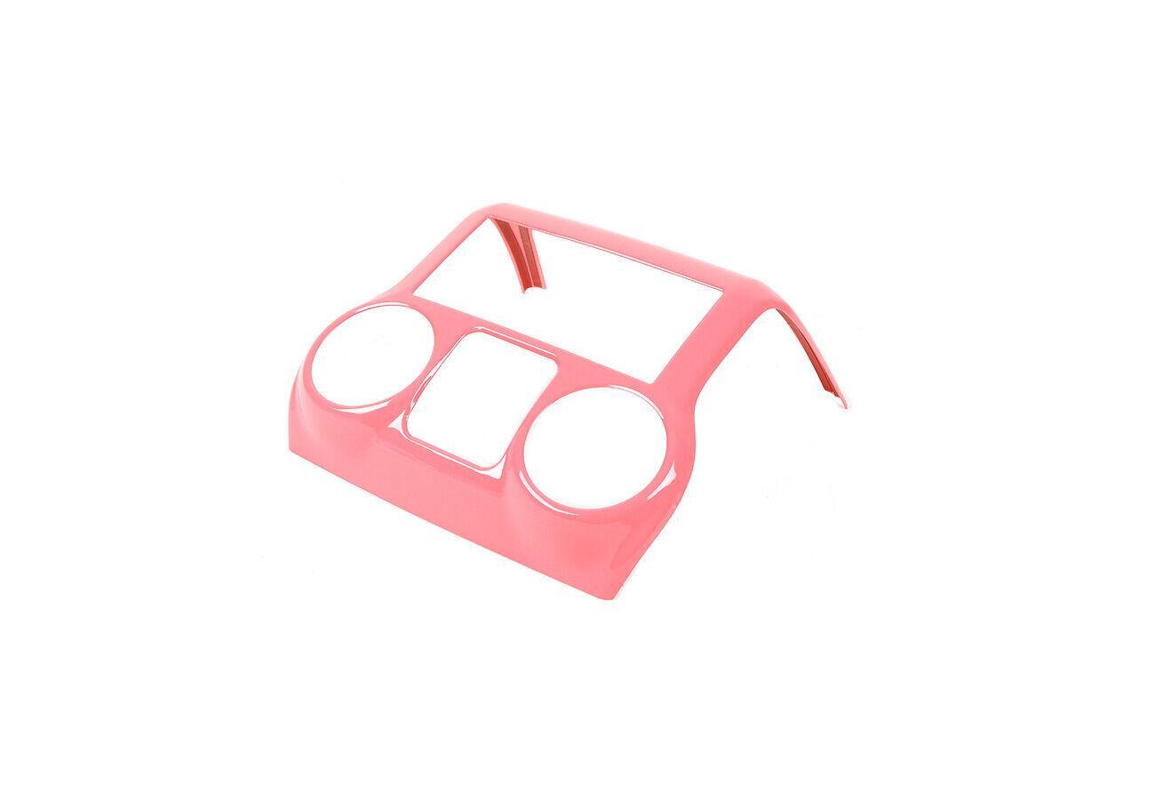for Jeep for Wrangler JK 2011-2017 Pink Dashboard A/C Switch Cup Holder Panel Trim