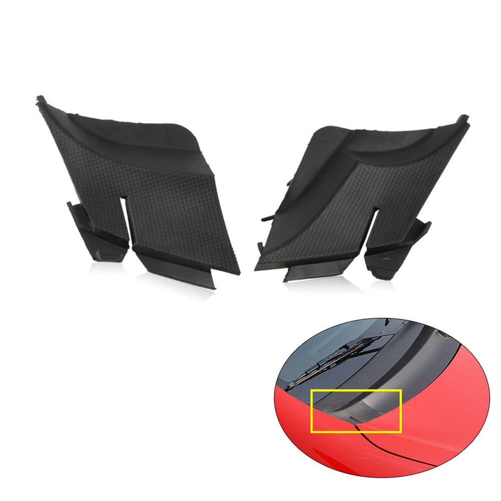 2x Left Hand Drive Engine Hood Hinge Trim Cover for HONDA FIT JAZZ Hatchback GD