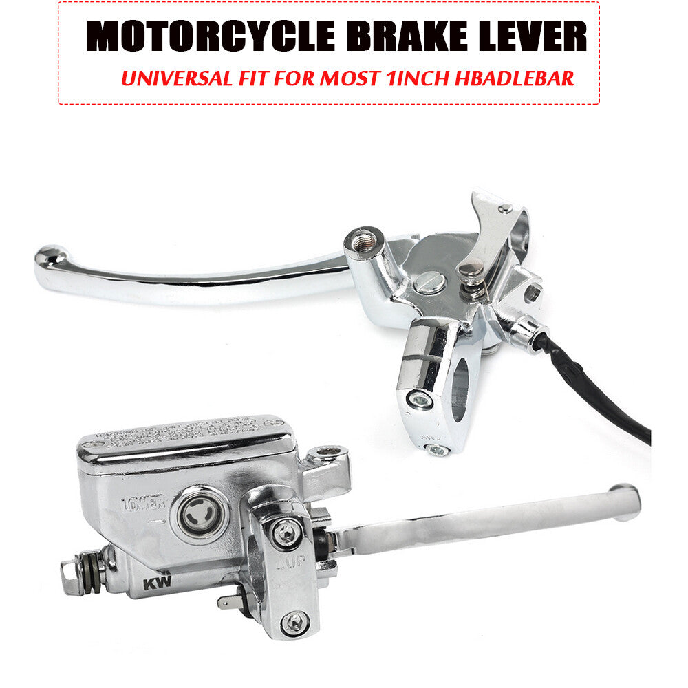 1-inch motorcycle handlebar hydraulic brake clutch lever master cylinder universal