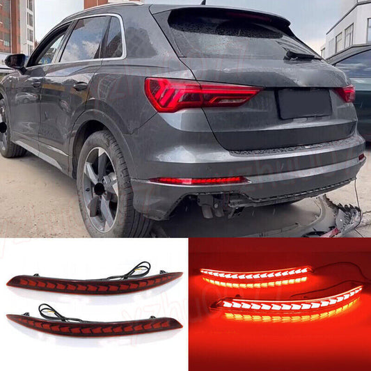 2019-2023 Fit for Audi Q3 SUV LED Rear Fog Lights /Turn Lights /Brake Lamps 1set
