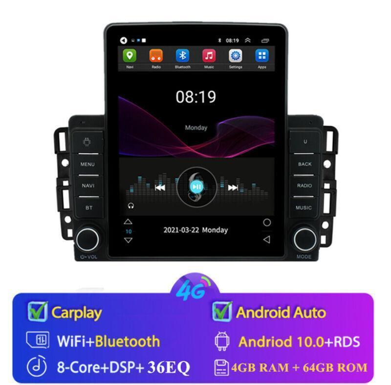 9.5 Android 10 Wireless Carplay 4+64GB Car Stereo Radio GPS RDS for GMC for BUICK