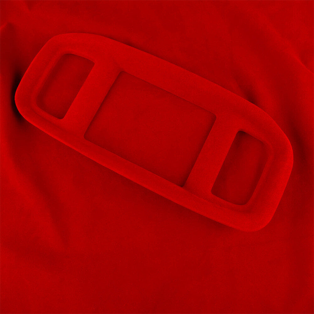 Suede Wine Red Central Control Navigation Panel Trim for Dodge Charger 2015-2023