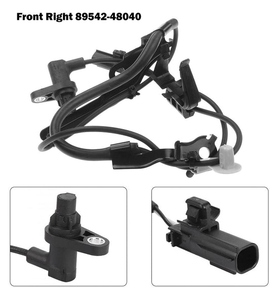 Pair Front Right Left ABS Wheel Speed Sensor For 2008-2013 for Toyota Highlander