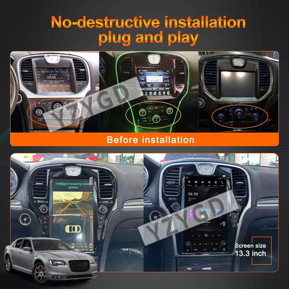 for Chrysler 300C 300S 2011-2019 Carplay Car Radio Screen 2Din Stereo Receiver