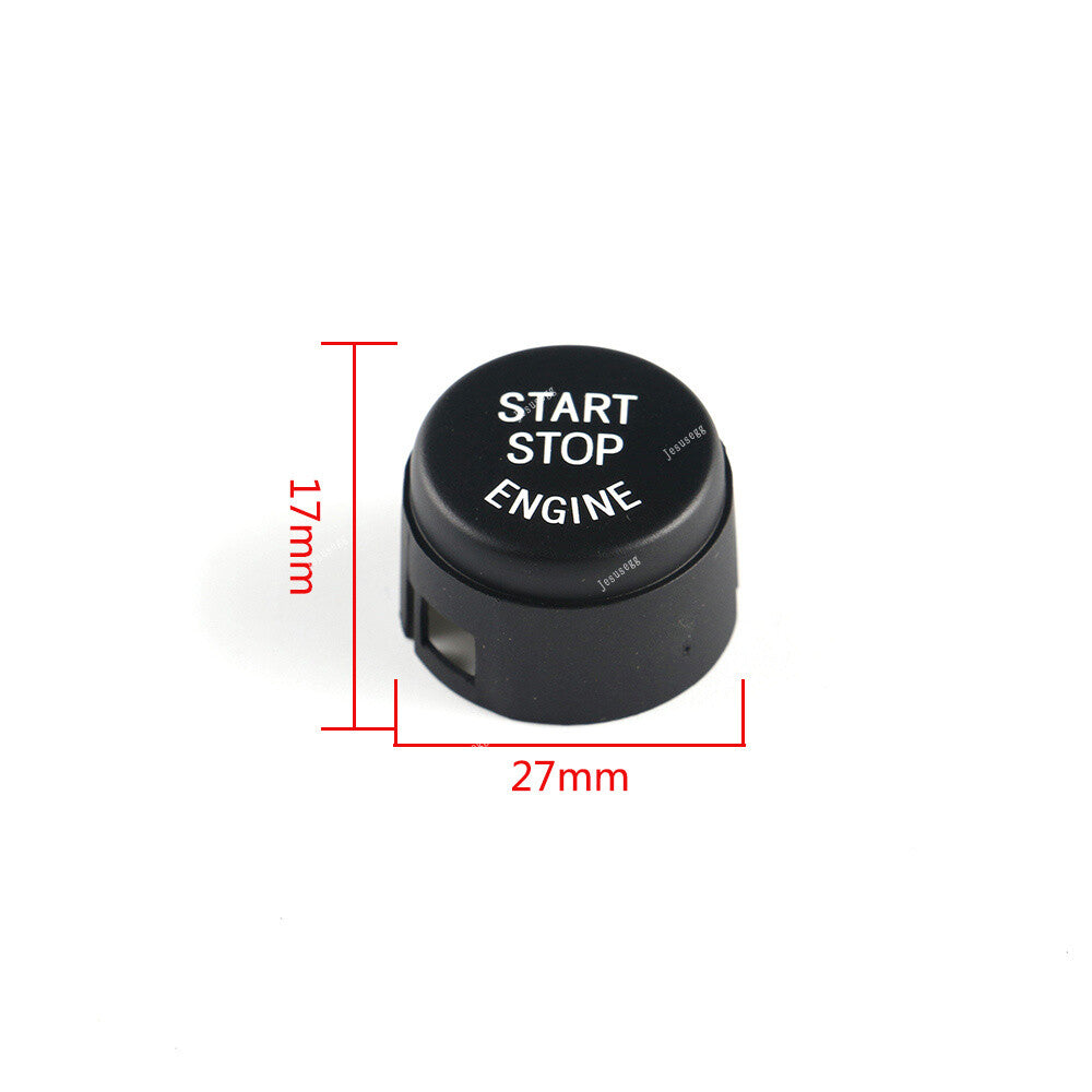 Black Engine Start Stop Button Switch Cover for BMW F01 F02 F10 F11 5/6/7 Series