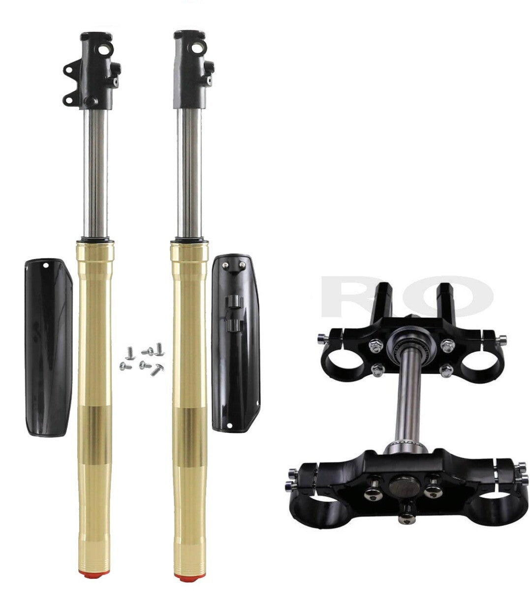 790mm triple clamp fork suitable for Apollo Taotaokeng bikes, 150cc and 200cc.