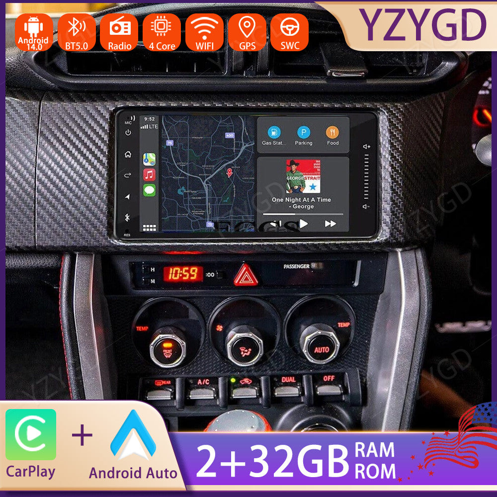 Android for Subaru BRZ for Scion FRS 2013-2014 CarPlay Car Radio GPS Stereo Screen