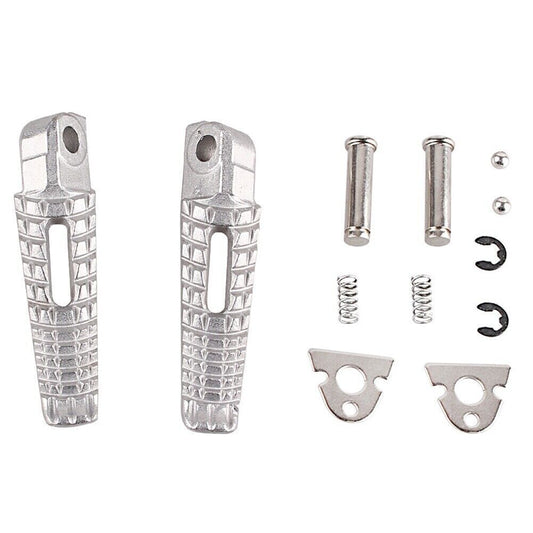 for Suzuki GSXR1000 2005-2014 Silver 2x Rear Foot Pegs Footrests Footpegs Kit
