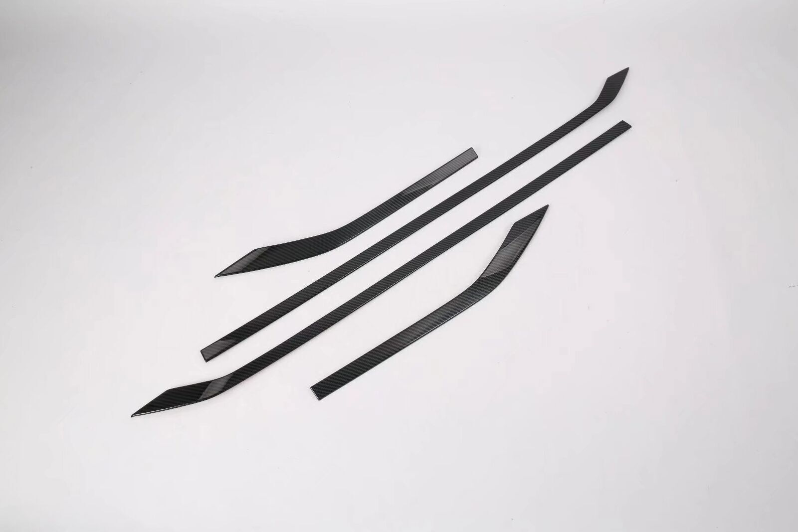 For 2019-2022 for Subaru Forester ABS Carbon Fiber Side Body Door Molding Cover Trim