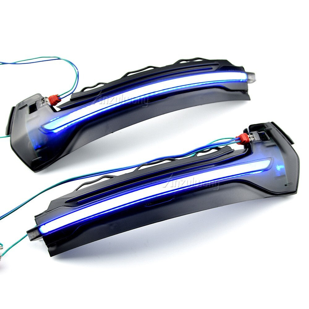 2pcs Dynamic LED Turn Signal Lamp Wing Side Mirror Light for Audi A3 8V
