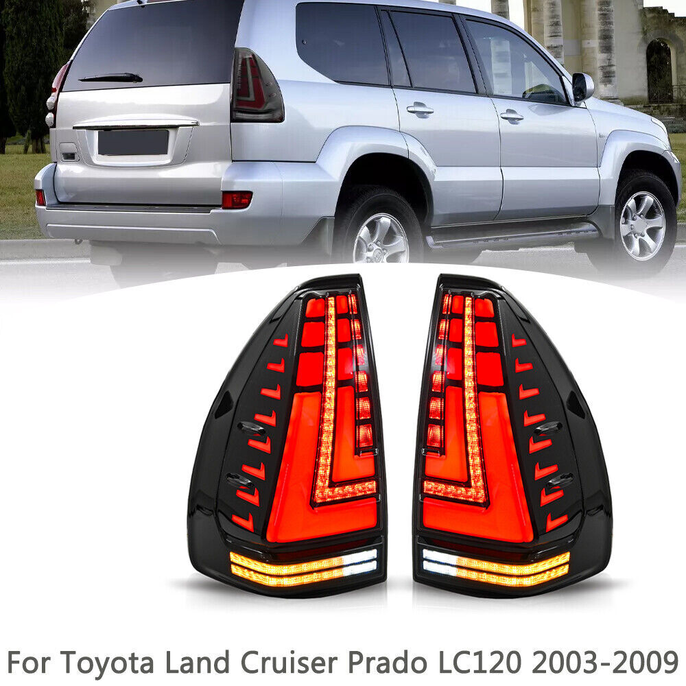 LED Tail Light Assembly for Toyota for Land Cruiser Prado LC120 2003-2009 Brake Lamp