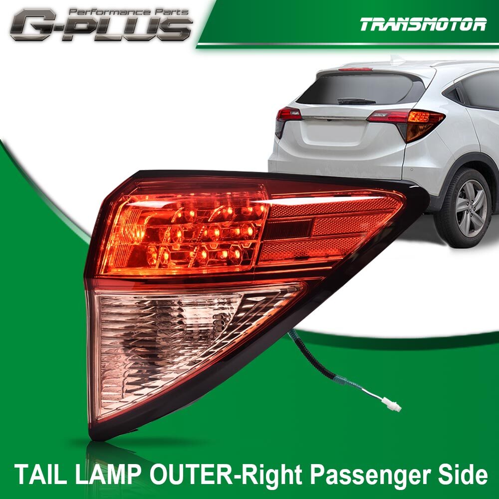 The passenger-side rear right outer taillight is suitable for the for Honda HR-V EX LX 2016-18.
