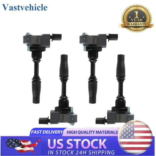 4pcs Ignition Coil  Spark Plugs for Buick for Chevy for GMC for Cadillac 2.0/2.5L UF680