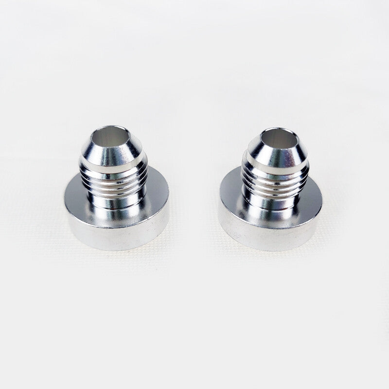2pcs - 6AN Straight Male Aluminum Weld On Fitting Bung AN6