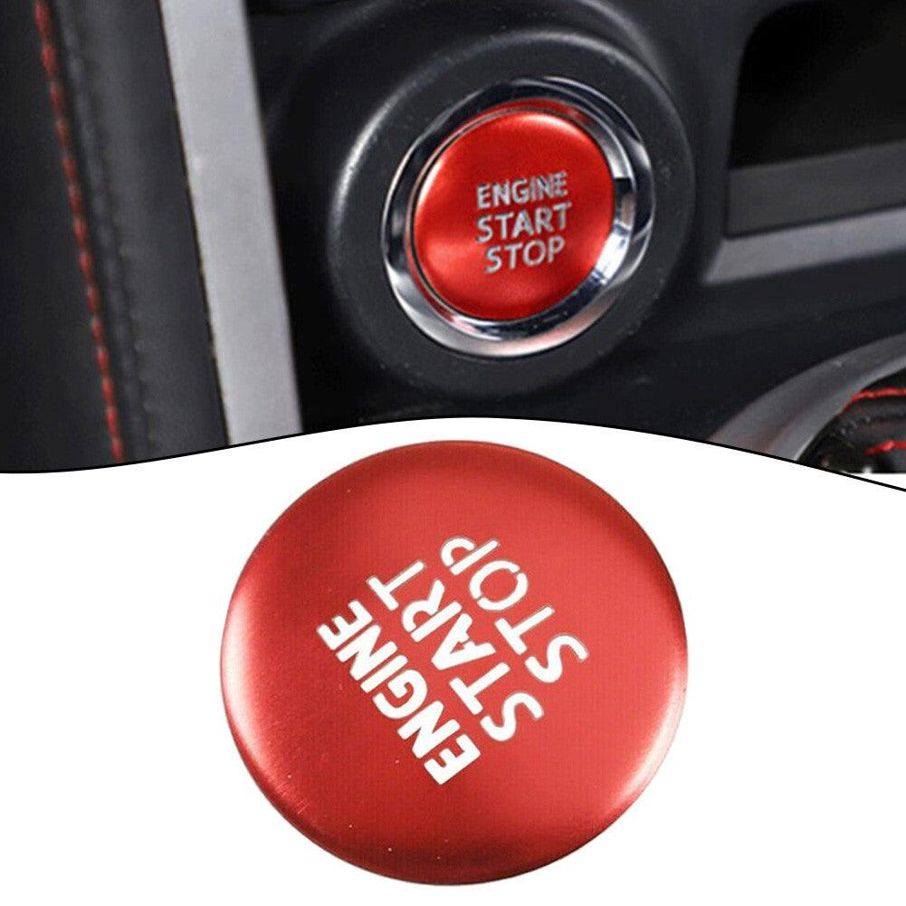 Upgrade Your Car with Red Engine Button Cover for Toyota For Tacoma