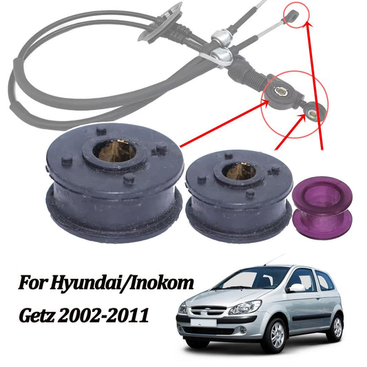 3X Bushing for Hyundai Getz Gearbox Shifter Lever Control Cable Linkage Both End