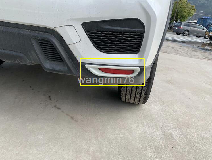 Rear Bumper Fog Light Covers Chrome for Mitsubishi Outlander Sport RVR 2020-2021