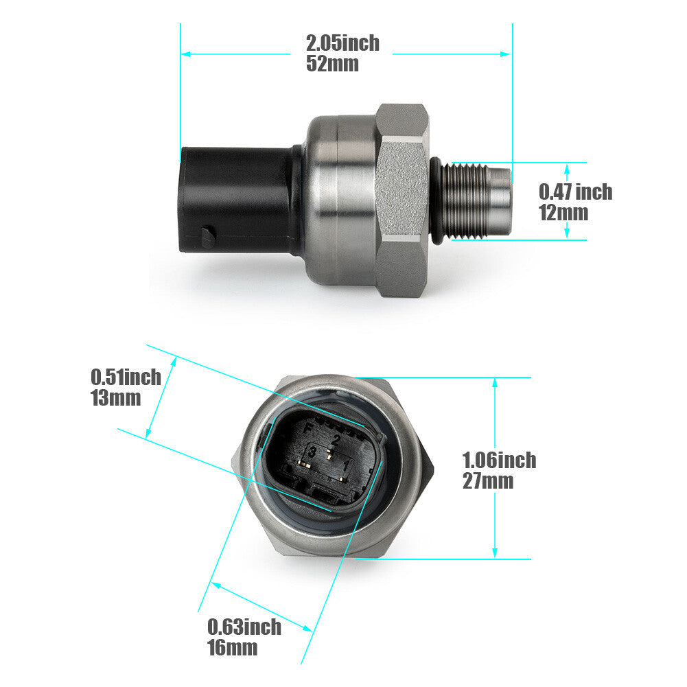 2PCS Pressure Sensor 34521164458 10052299621 55CP0903 for BMW E46 3 Series 99-06