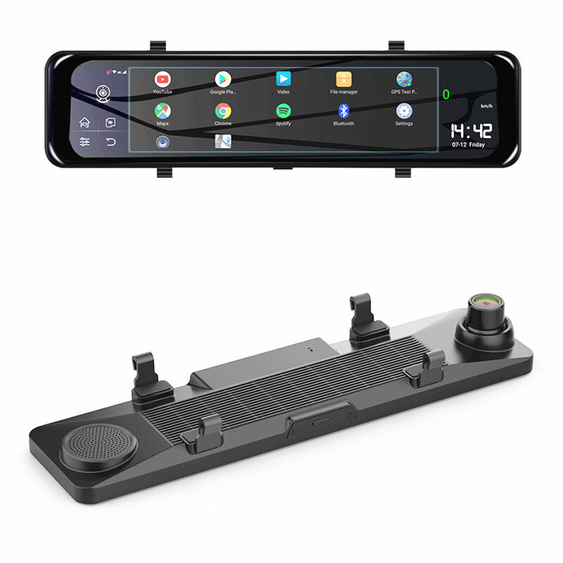 4G Dash Cam Android 8.1 Car Mirror DVR Camera GPS Navigation Recorder ADAS WIFI